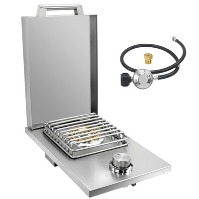 #ad Single Grilling Side Burner 15000BTU Liquid Propane for Outdoor Kitchen $325.99