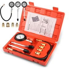 Engine Cylinder Compression Tester Gauge Kit Gas Petrol Diagnostic Testing Tool