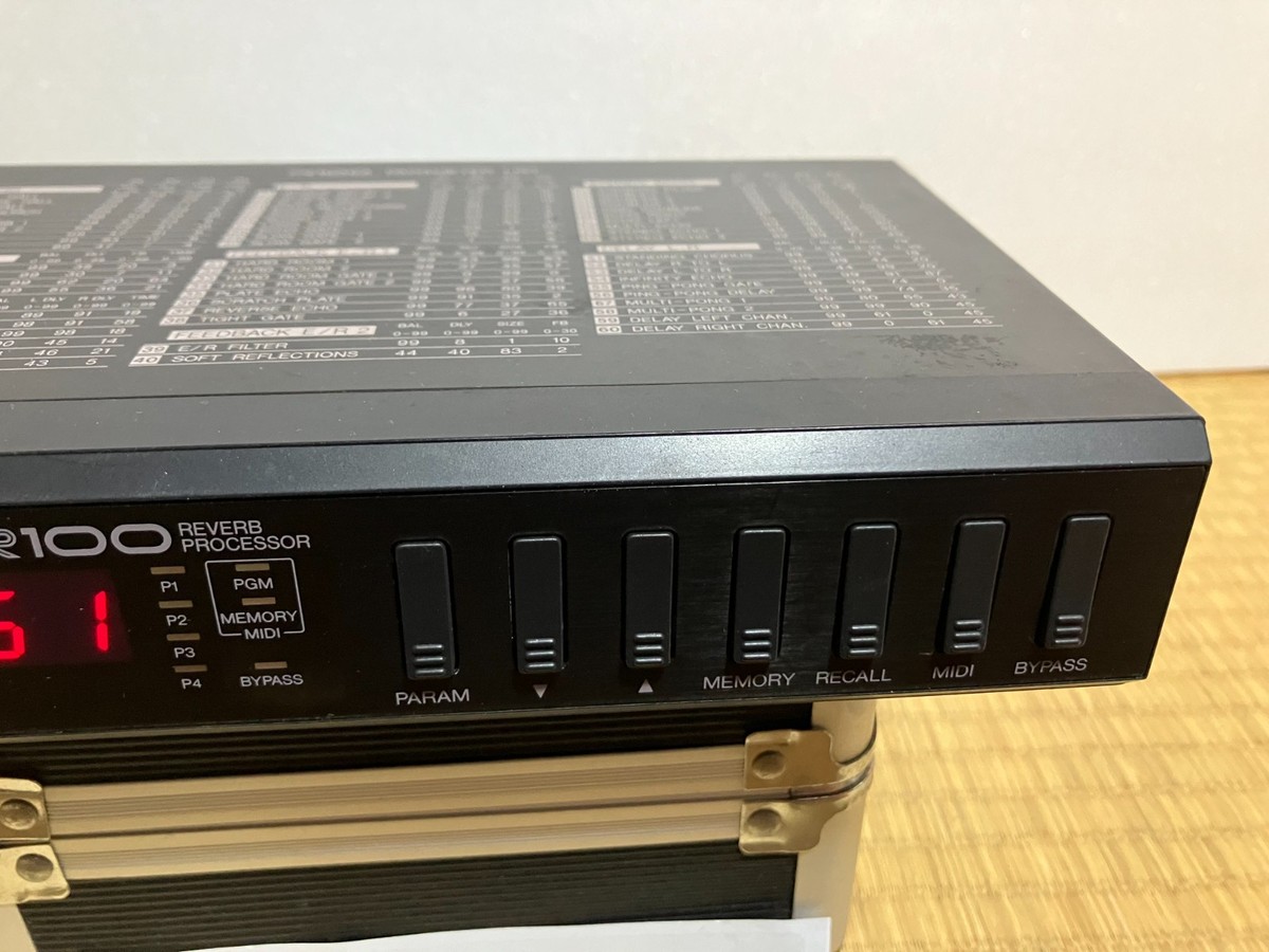YAMAHA R100 Reverb Processor Vintage Tested Used Made in Japan | eBay