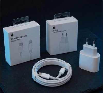 Apple 20W Adapter und USB-C auf Lightning Pack NEU OVP