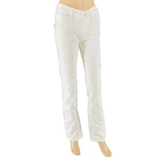 Seven7 White Medium Rise Regular Straight Fit Jeans Size 25