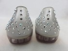 J. Maskrey For Melissa Rubber Swarovski Crystal Clear Open Toe Jelly Flats SZ 5 — photo 4