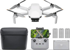 DJI Mini 4K Ready to Fly Drone 4K UHD Camera, RC-N1C, 3 Batteries, Accessories