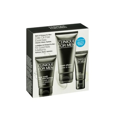 Clinique For Men Daily Oil-Free Essentials 3 Pieces Set - Brand New
