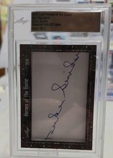 2018 Leaf Heros of The Game Duke Snider Cut Signature. Hall of Fame 2011