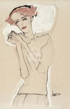 Egon Schiele, Portrait of a Woman 3 (1910) *Art Postcard NEW