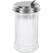 Zuckerstreuer Glas American Style Streuer Dosierer Zucker Schraubdeckel 300 ml