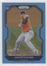 2021 Panini Prizm Carolina Blue Prizm Andre Scrubb #54 0r0j