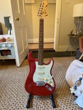 Fender Squier Affinity Stratocaster Electric Guitar Red, 6-String