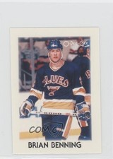 1987-88 O-Pee-Chee Leaders Mini Brian Benning #2 l2u
