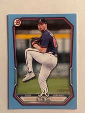2026 BOWMAN BASEBALL - JR RITCHIE - SKY BLUE BORDER - #d/499 - ATLANTA BRAVES