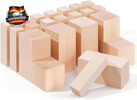 24 StüCk Schnitzholz Linde, 3 GrößEn Lindenholz Zum Schnitzen SchnitzblöCke Holz
