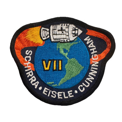 Vintage NASA Apollo 7 Space Shuttle Mission Schirra Eisele Cunningham Patch