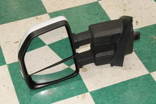 *NOTE* 17-22 F250 Oxford White Cap Heated LH Driver Power Door Mirror Telescopic