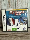 My French Coach Nintendo DS Game, Complete With Manual