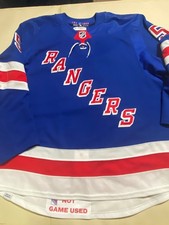 New York Rangers adidas Harpur game issued home jersey size 58