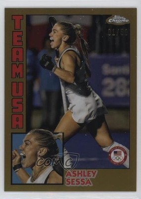 2024 Chrome US Olympic & Paralympic Team and Hopefuls 1/50 Ashley Sessa r5f