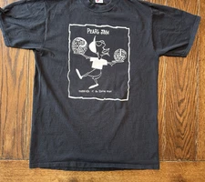 Pearl Jam Shirt Large Black Boundless 1993 Marriage Of The ElusivTshirt