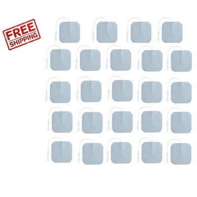 24-Pack 2x2 Inch TENS Unit Pads - Ideal for Effective Pain Relief & Therapy