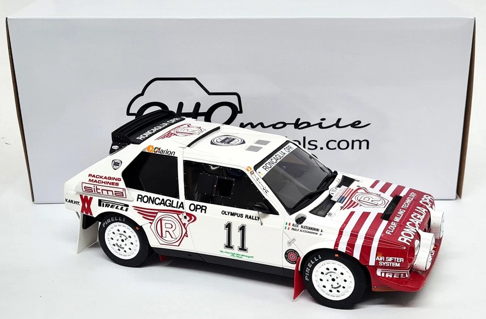 Coche modelo Otto 1/18 - Lancia Delta S4 Gr.B Olympus Rally 1986 resina escala Foto 2 de 4