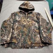 Carhartt Realtree Xtra Camo Mens 2XL Sherpa Lined Canvas Jacket USA MADE