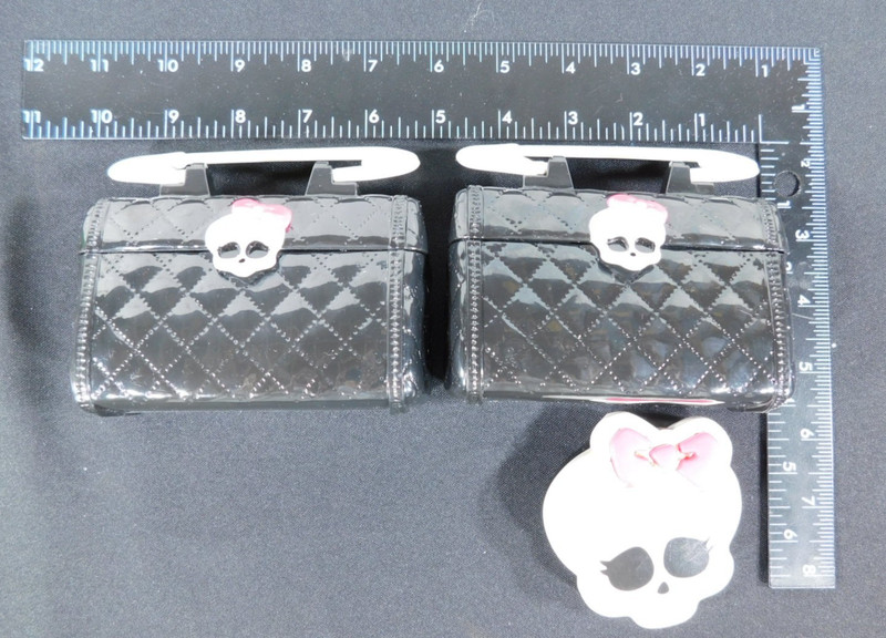 [3] MATTEL - BURGER KING MONSTER HIGH PURSE / COMPACT LOT COLLECTIBLES - L@@K!!!