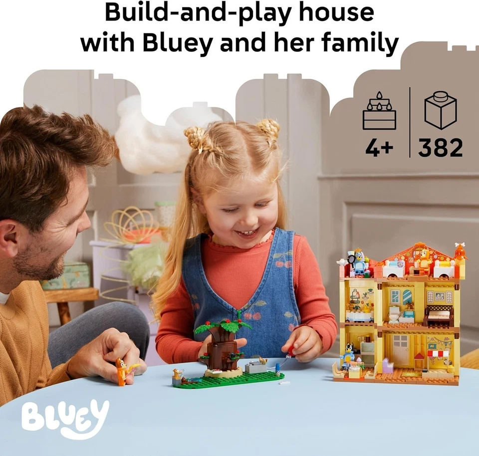 LEGO Bluey: Bluey’s Family House, 11203, Toddler Toy for 4 Year Old - Image 2 of 4