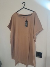 Cotton Brown Top Size UK 26 New With Tags