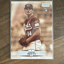 Topps 2025 Stadium Club Sepia Chase Petty #59 Cincinnati Reds Rookie Baseball