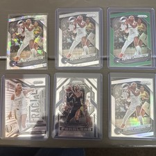 Dijonai Carrington 2025 WNBA prizm SWIRL, Green, Silver, Fearless, Fractal, Ice
