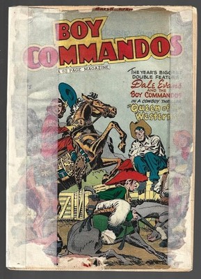 Boy Commandos 32 1949 Jack Kirby DC Golden Age Dale Evans Western Cover Key 1.0