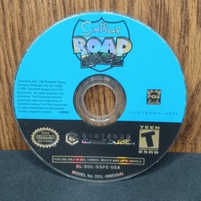 Simpsons Road Rage (Nintendo GameCube, 2001) Disc Only Authentic Rare Working