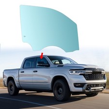 Right Side Front Door Window Glass Tempered For 2019-2024 Dodge Ram 1500 Pickup