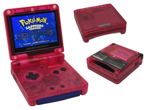 Nintendo GBA SP Upgrade Trade in Service IPSv2 Display 1000mah big battery - Picture 9 of 10