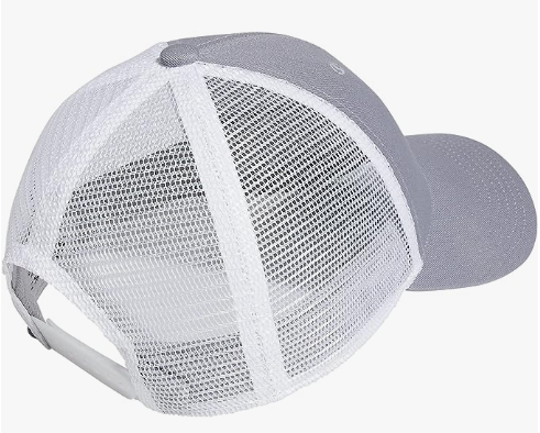Adidas Structured Mesh Snap Back Baseball Cap/Hat, Black or Gray