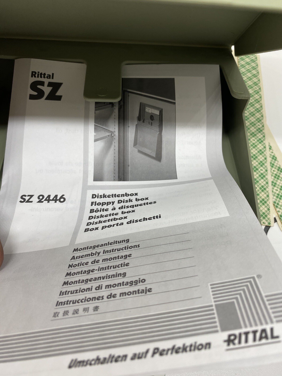 Rittal SZ 2468.000 Insert de bouton-poussoir métal 1 pc(s