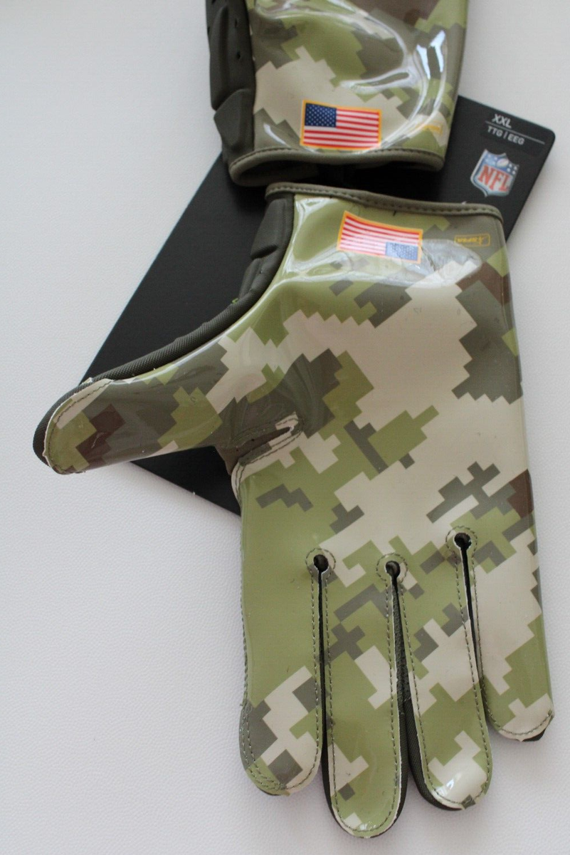 Nike NFL Vapor Jet 7.0 NFL Salute To Service Camo Football Gloves