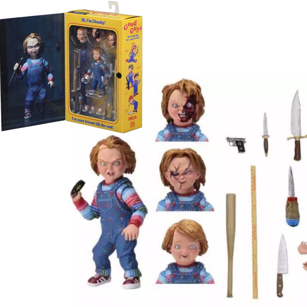 SF/ファンタジー/ホラー Child's Play 37.5 cm Good Guy Chucky Dol NECA Chucky Good Guy Doll Child's Play Ultimate 4