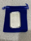 1 oz .999 Fine Silver Aztec Calendar Silver Bar * IN A CAPSULE & GIFT POUCH