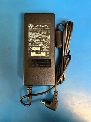 Gateway AC/DC Adapter: Input 100-240V-1.5A 50-60Hz & Output 19V-4.74A
