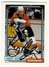 Kerry Huffman Signed 1993/94 Topps Card #387