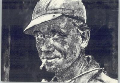 12010699 - Aral No. 1 Series The Ruhr Area Mine Buddy - Circa 1962 Postcard Advertising