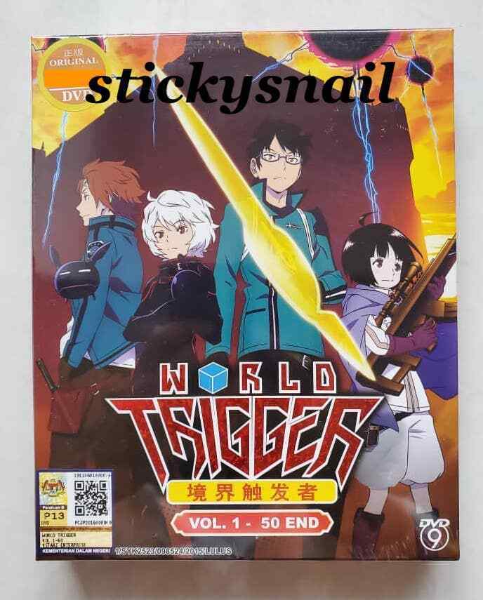 DVD WORLD TRIGGER Season 1+2 Vol. 1-75 END English Sub All Region FREESHIP