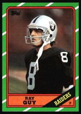 1986 Topps Ray Guy    #69 Los Angeles Raiders
