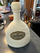 EMPTY Godiva White Chocolate Liqueur Ceramic ...