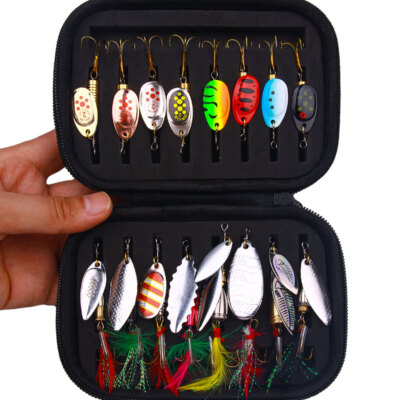 16PCS Lot Spinner Bait Fishing Lure Spinnerbaits Spoon Bass Metal Blade Bag USA | eBay 16PCS Lot Spinner Bait Fishing Lure Spinnerbaits Spoon Bass Metal Blade Bag USA | eBay