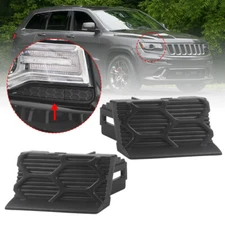 Headlight Lamp Washer Cover Bezel Trim LH & RH For 2014-2017 Jeep Grand Cherokee