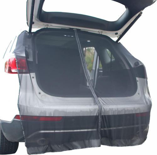 Car Tailgate Mesh Screen for SUV Van, Breathable Magnetic Car Tent for Tail Gate - Picture 11 of 12