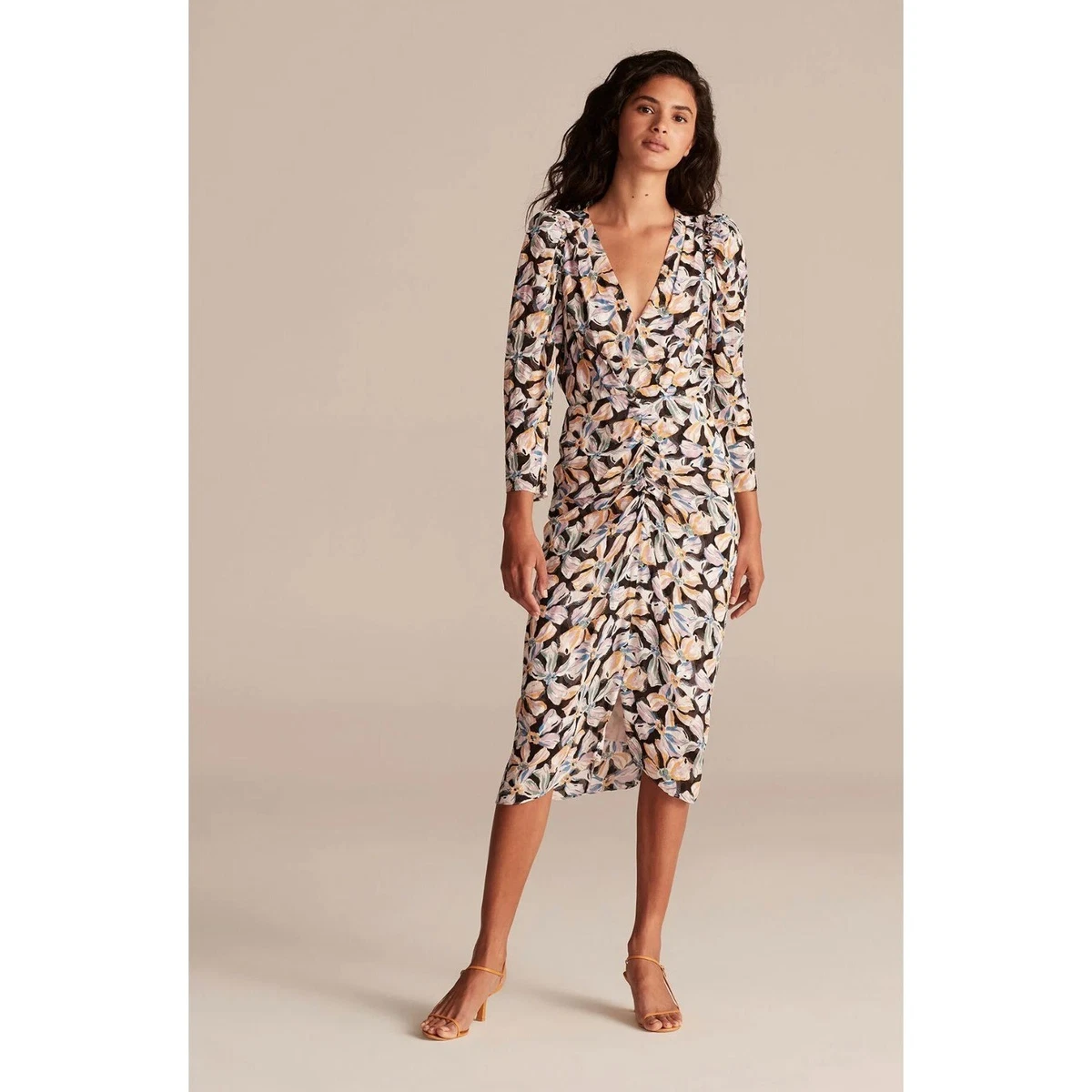 Rebecca taylor spring hotsell leopard wrap dress