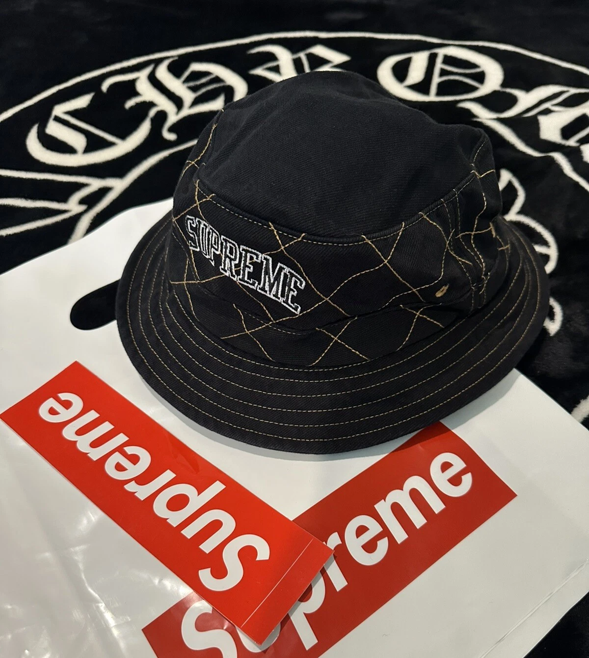CASQUETTE DE CAMP SUPREME DIAMANT POINT CONCASSEUR NOIR M/L DS
